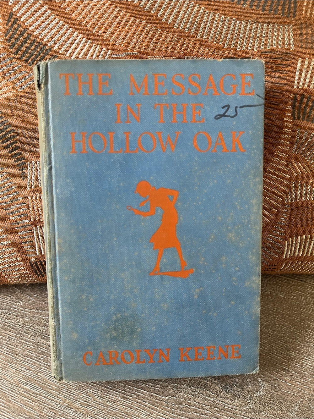 The Message in the Hollow Oak by Carolyn Keene - Blue & Orange Cover 1935